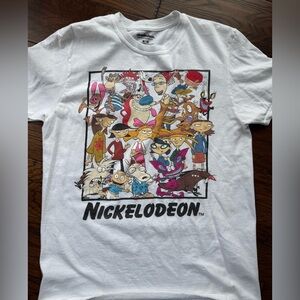 Nickelodeon 90s Cartoon Graphic Tee Rugrats Hey Arnold M